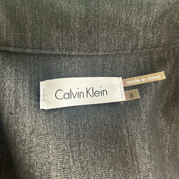 Calvin Klein Denim Shirt Dress - Picture 3 of 3